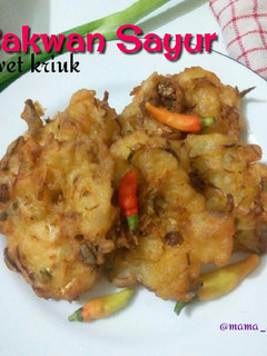 Foto resep Bakwan sayur awet kriuk