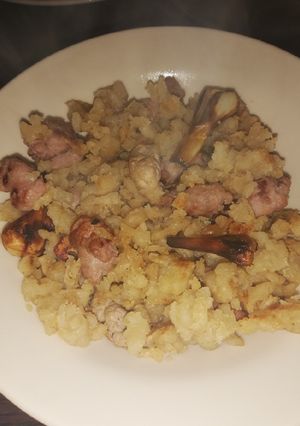 Una foto de Migas con tropezones