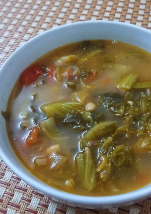 Hình của món Canh dưa nấu lạc.