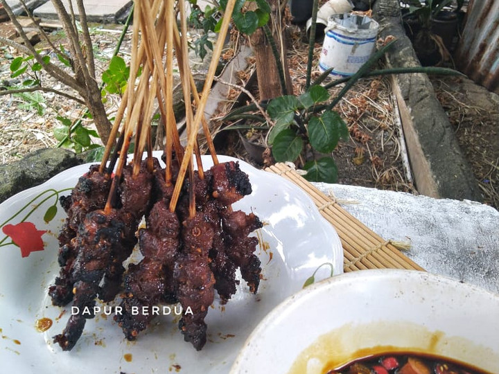 Standar Resep memasak Sate Sapi Bumbu Ketumbar untuk Hari Raya dijamin istimewa