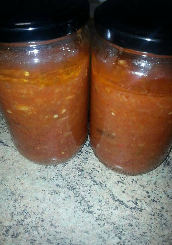 Una foto de Zacusca de berenjena (vegano)