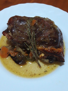 Una foto de Carrillera de cerdo al horno
