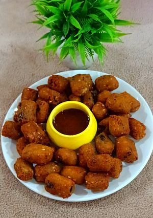 A picture of Semolina Potato Bites.