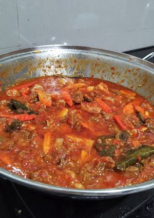 Foto resep Sambal Daging Mercon ala Jogja