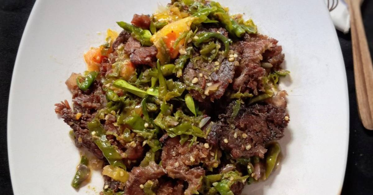 Resep Daging Cabai Hijau Oleh Dhapu Dewi - Cookpad