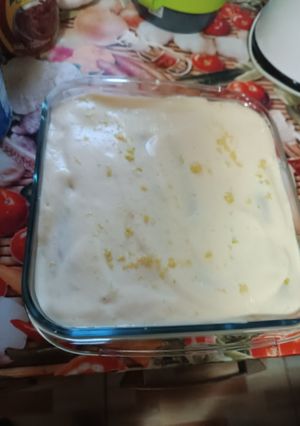 Una foto de Torta deliciosa rápida y sin horno
