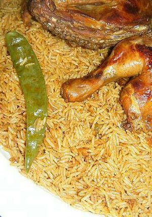 صورة لوصفة كبسه بالدجاج