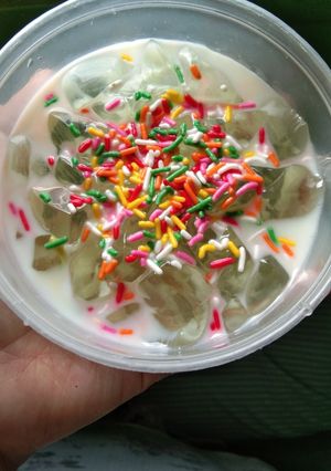 Foto resep Jely susu terendolita cuma pakai 2 bahan aja simpel banget kan