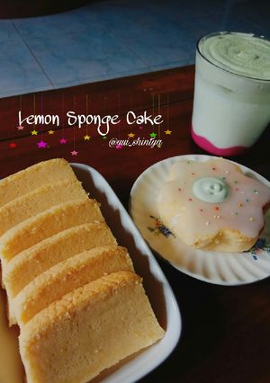 Foto resep 16. Lemon Sponge Cake 🍋