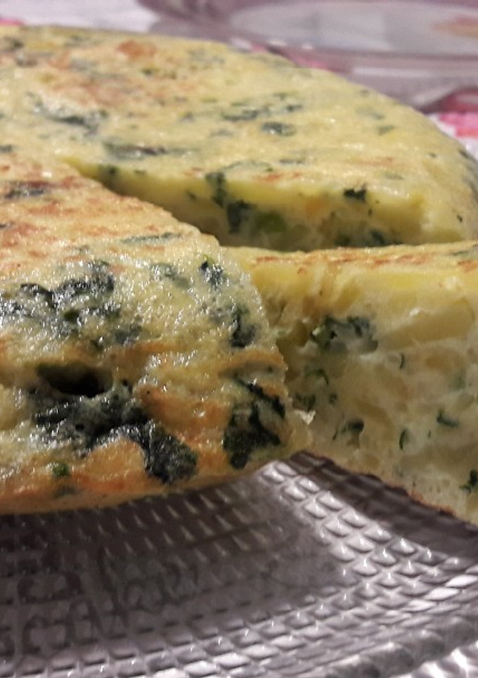 Una foto de Tortilla española con kale