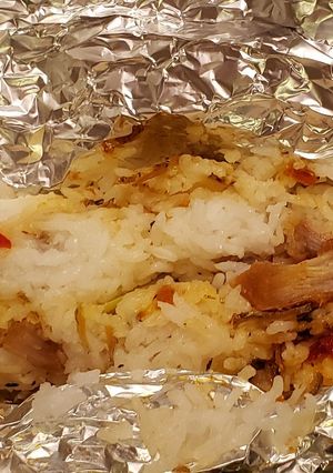Foto resep Nasi Bakar Aluminium Foil