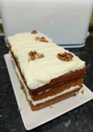 Una foto de Carrot cake