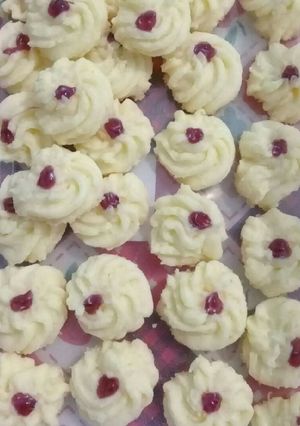 Foto resep Semprit keju simple