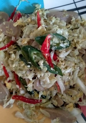 Foto resep Tumis kol orak-arik telur