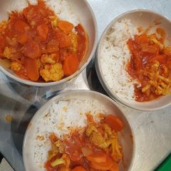 A picture of Vegan Cauliflower Curry in a Hurry.