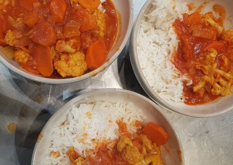 You Do Not Have To Be A Pro Chef To Start Vegan Cauliflower Curry in a Hurry