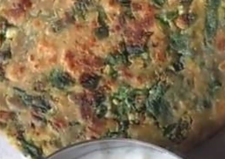 Steps to Prepare Super Quick Homemade Palak paneer paratha