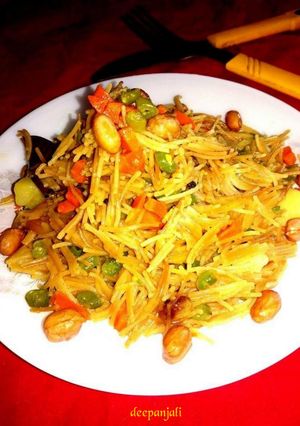A picture of Vermicelli Upma.