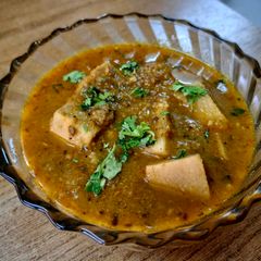 Elephant foot yam masala A picture of Elephant foot yam masala.