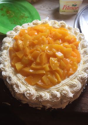 Una foto de Torta de Durazno
