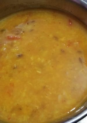 A picture of Yellow Dal.