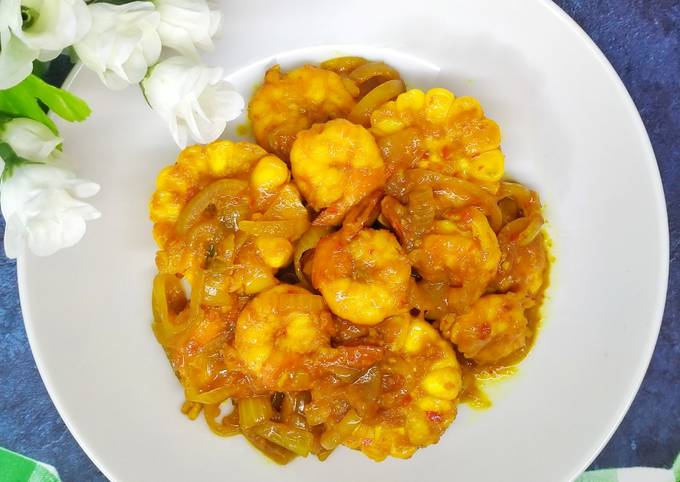 Bagaimana Membuat Udang Saus Padang, Menggugah Selera