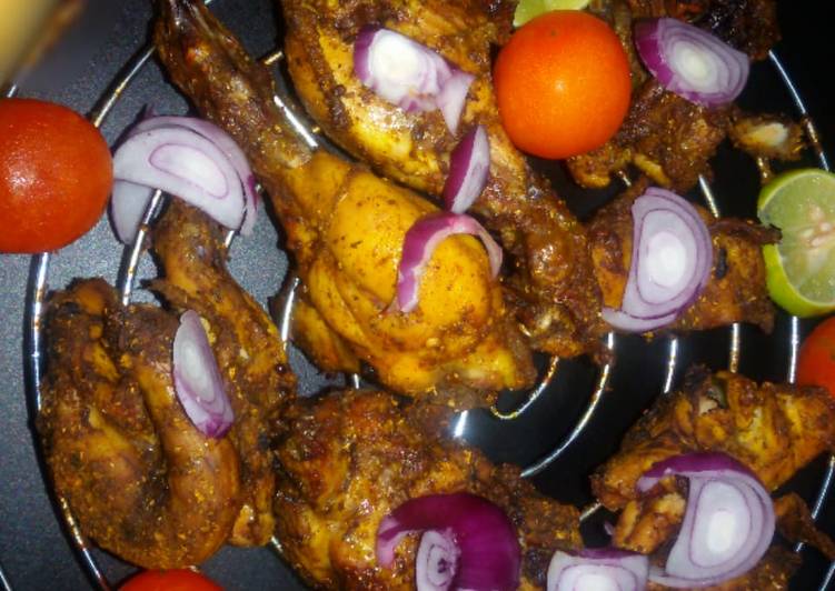 How To Make  Baked tandoori chicken