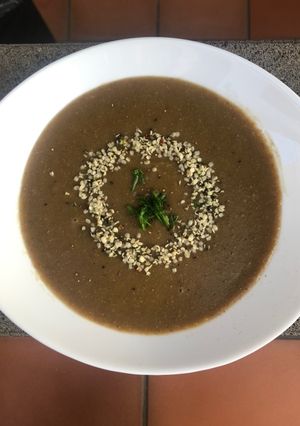 Foto de Sopa de lentilhas verdes