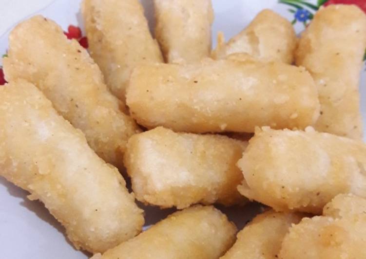 Cara Gampang Menyiapkan Tahu goreng krispy simpel Anti Gagal