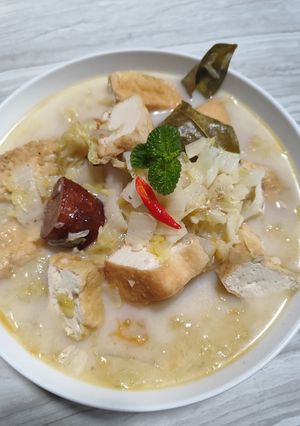 Foto resep Sayur sawi tahu
