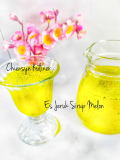 Foto resep Es Jeruk Sirup Melon