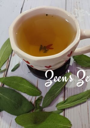 A picture of Fresh Sage Tea.