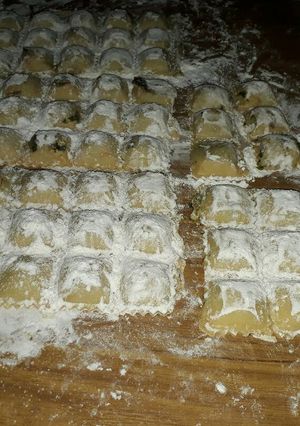 Una foto de Ravioles de Verdura