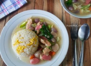 Foto resep Nasi Capcay Ayam