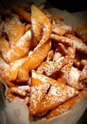 Une photo de Scharvas, beignets de carnaval alsaciens