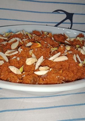 A picture of Low carb GAjer ka HAlwa....
