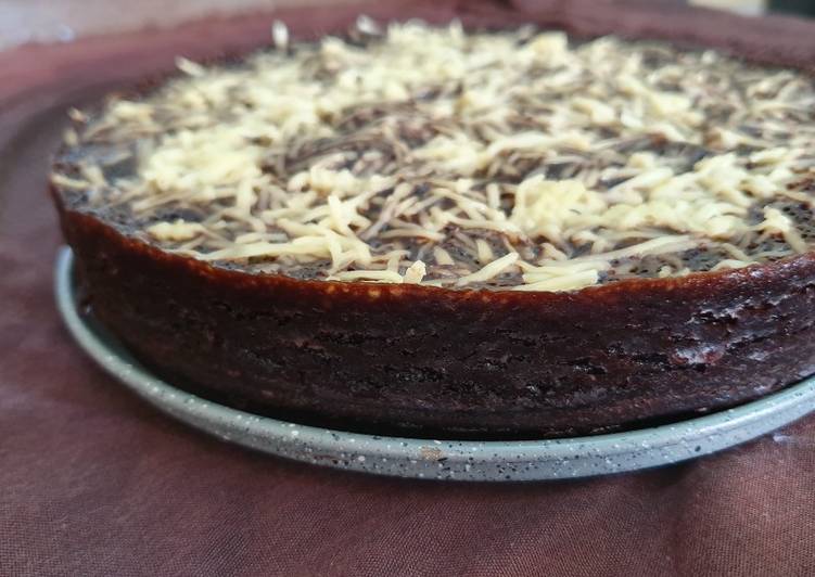 Resep Brownies mocaf 2 layer Anti Gagal