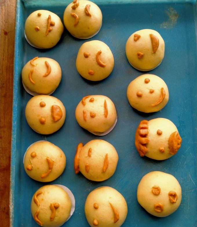 Foto resep Bakpao Frozen Karakter
