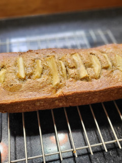 Una foto de Budín de banana y manzana