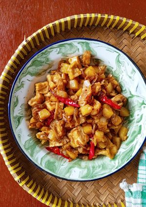 Foto resep Tumis Tempe Kentang Rebon