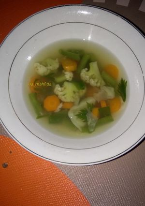 Foto resep Sayur Soup Pelangi