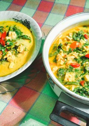 Foto resep Gulai daun singkong tempe Yummy