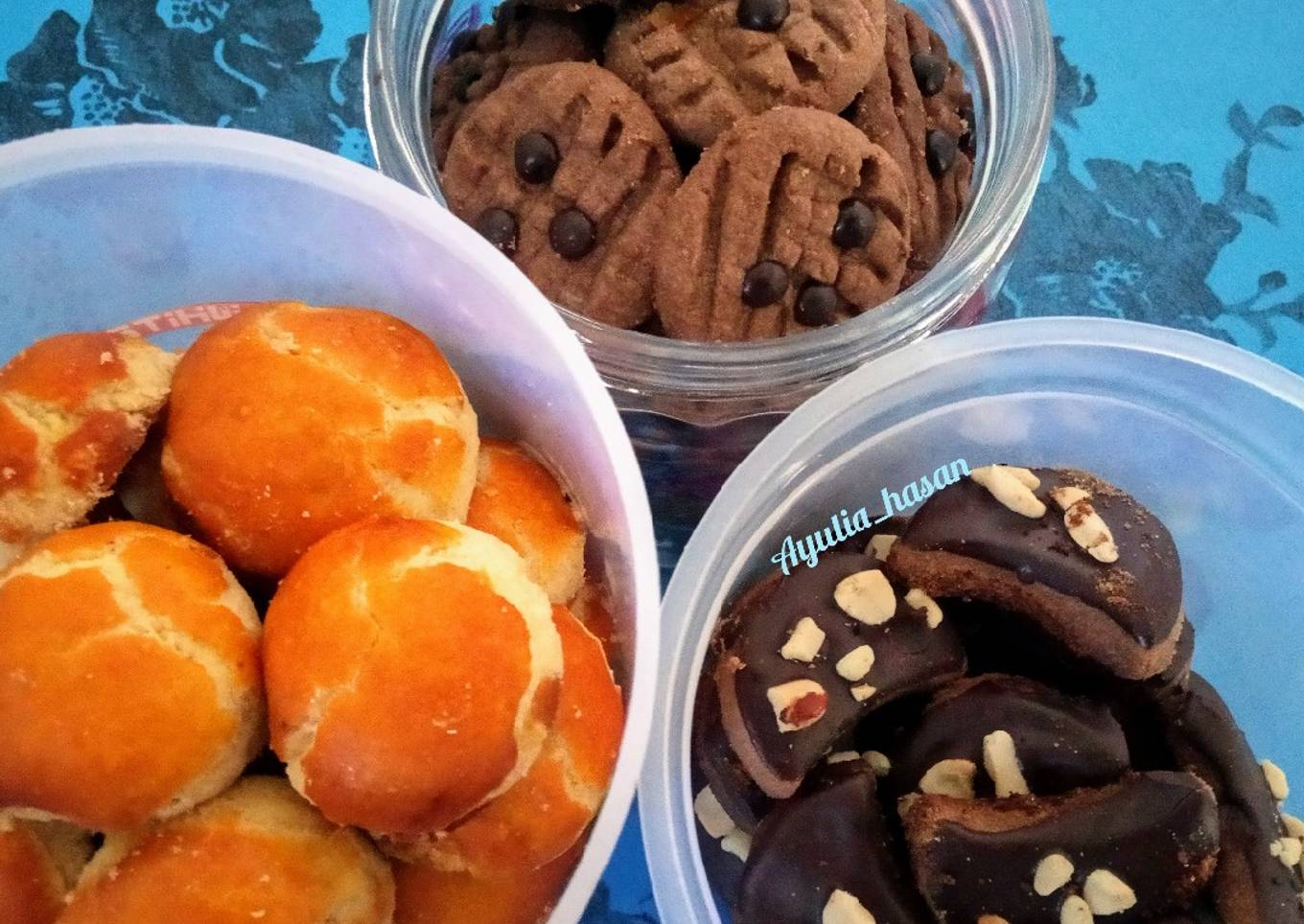 1 resep jadi 3 macam kue