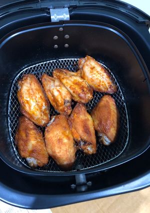 รูปของ ปีกไก่บาร์บีคิว หม้อทอดไร้น้ำมัน