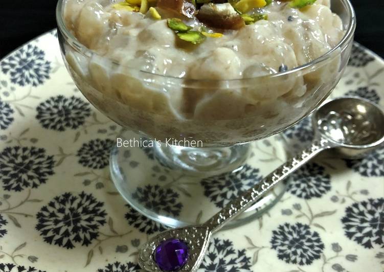 Easiest Way to Prepare Favorite Sago and Dates Pudding