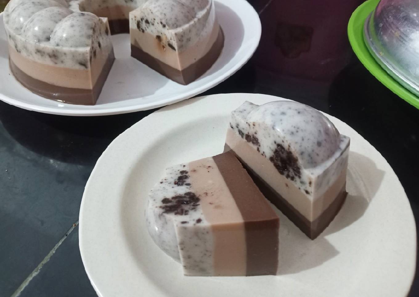 Puding Coklat Oreo Milo