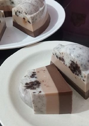 Foto resep Puding Coklat Oreo Milo