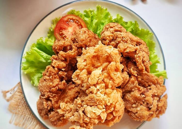 Resep @ENAK Ayam Goreng Crispy Ala Kentucky resep masakan rumahan yummy app