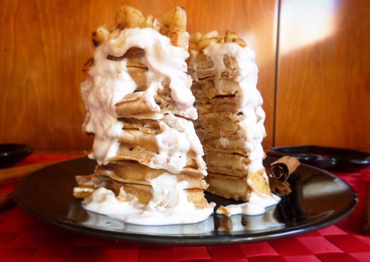 Tortitas “Tarta de manzana” 🥞
