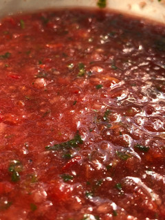 A picture of Fresh, Easy Blender Salsa.